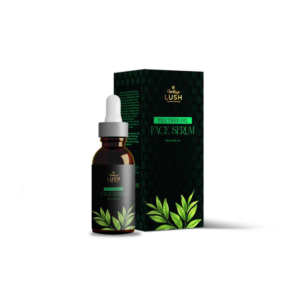 Tea Tree Oil Face Serum Heritage Lush Premium Wellness